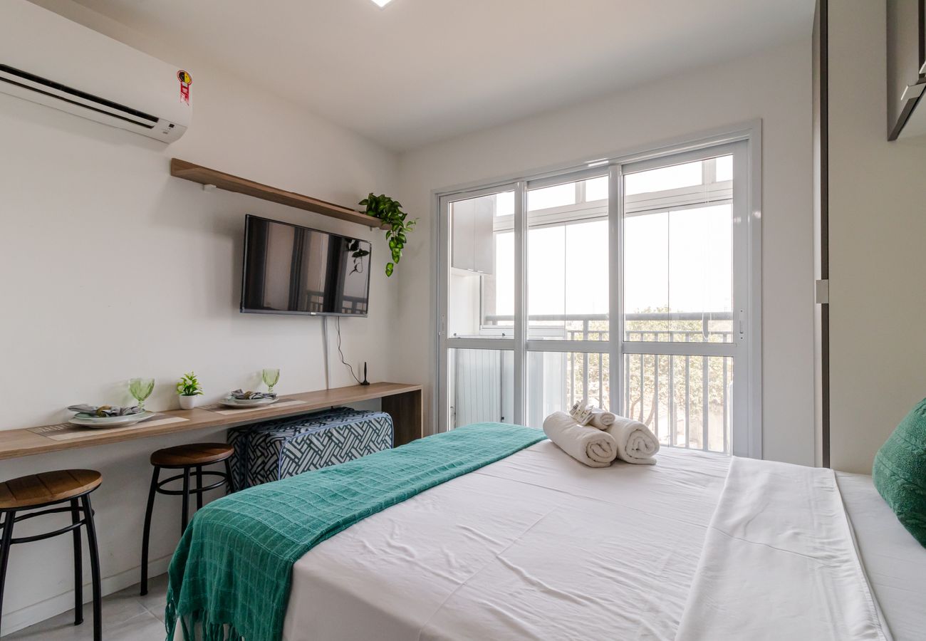 Apartamento em São Paulo - Flat no Tatuapé com Wi-Fi, academia e Pet Friendly Apartamento em São Paulo - Flat no Tatuapé com Wi-Fi, academia e Pet Friendly