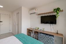 Apartamento em São Paulo - Flat no Tatuapé com Wi-Fi, academia e Pet Friendly