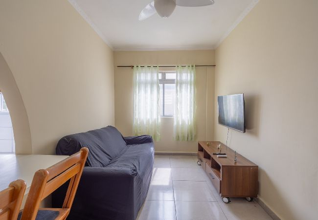 Apartamento em Praia Grande - Apto Beira-mar c/ Vista Lateral e Garagem Apartamento em Praia Grande - Apto Beira-mar c/ Vista Lateral e Garagem
