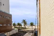 Apartamento em Praia Grande - Apto Beira-mar c/ Vista Lateral e Garagem