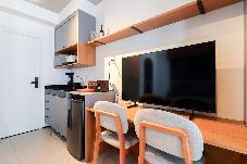 Apartamento em São Paulo - Flat moderno perto do metrô e do Parque Ibirapuera