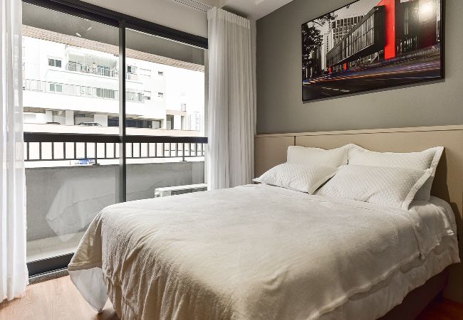 Apartamento em São Paulo - Loft com Wi-fi e Smart Lock na Vila Cordeiro Apartamento em São Paulo - Loft com Wi-fi e Smart Lock na Vila Cordeiro