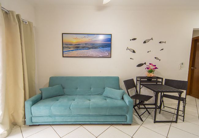 Apartamento em Praia Grande - Apto c Churrasqueira e Garagem na Praia da Caiçara Apartamento em Praia Grande - Apto c Churrasqueira e Garagem na Praia da Caiçara