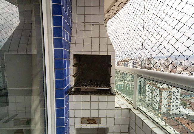 Apartamento em Praia Grande - Apto c Churrasqueira e Garagem na Praia da Caiçara Apartamento em Praia Grande - Apto c Churrasqueira e Garagem na Praia da Caiçara
