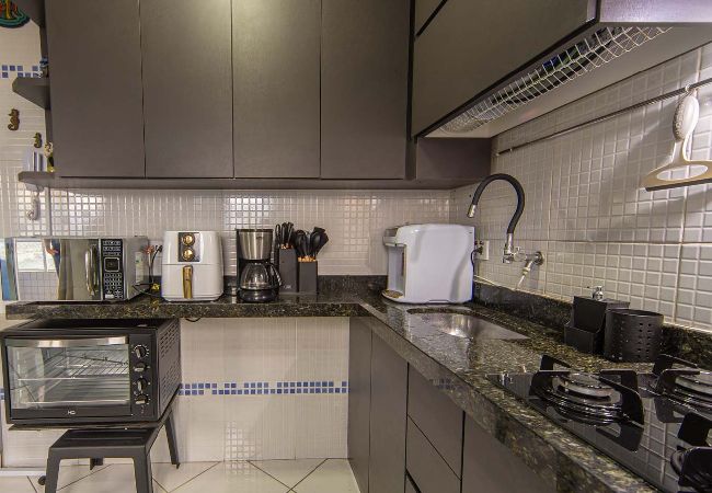 Apartamento em Praia Grande - Apto c Churrasqueira e Garagem na Praia da Caiçara Apartamento em Praia Grande - Apto c Churrasqueira e Garagem na Praia da Caiçara