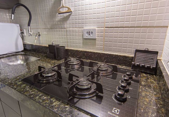 Apartamento em Praia Grande - Apto c Churrasqueira e Garagem na Praia da Caiçara Apartamento em Praia Grande - Apto c Churrasqueira e Garagem na Praia da Caiçara