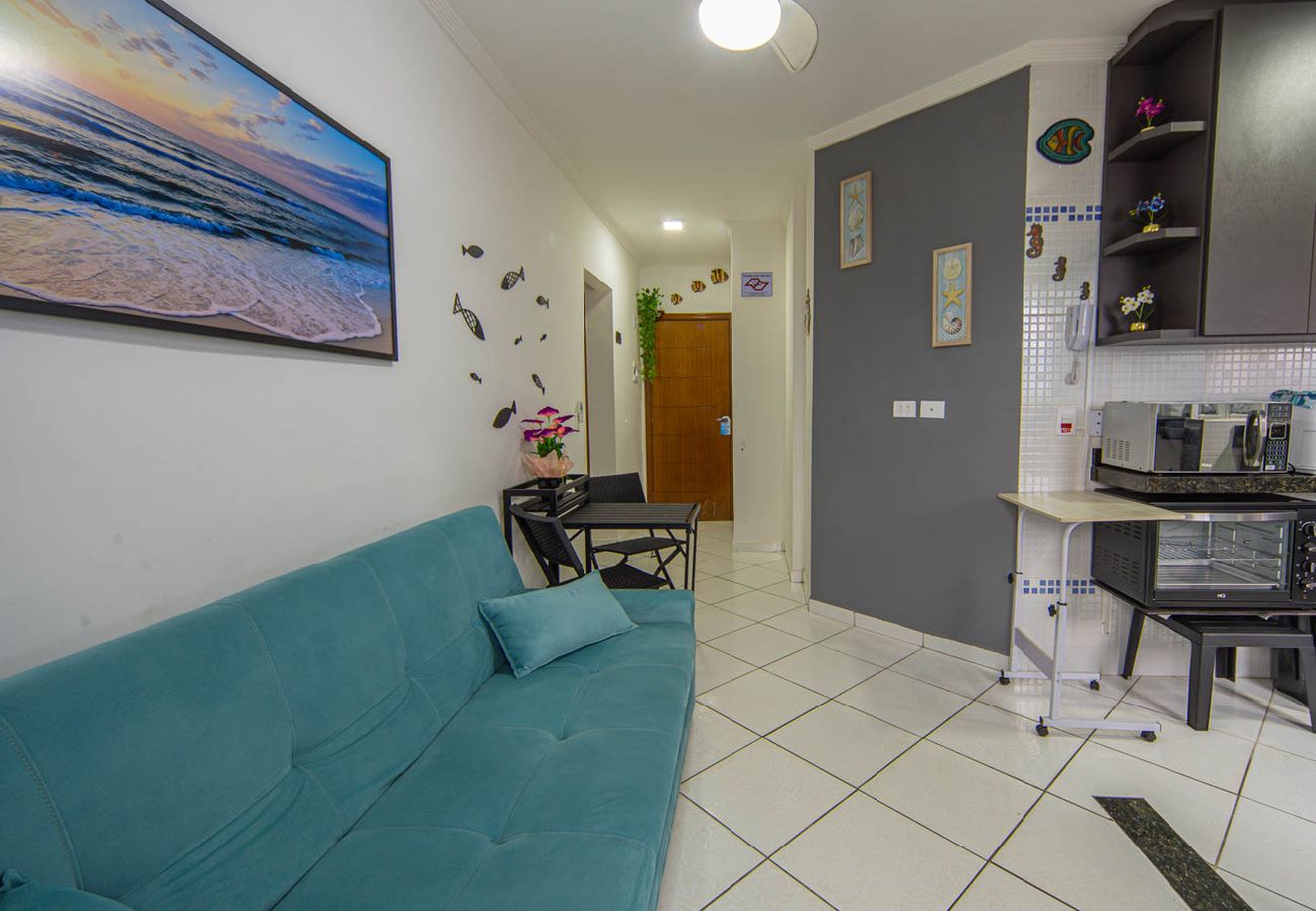 Apartamento em Praia Grande - Apto c Churrasqueira e Garagem na Praia da Caiçara Apartamento em Praia Grande - Apto c Churrasqueira e Garagem na Praia da Caiçara