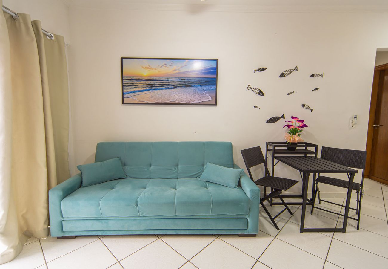 Apartamento em Praia Grande - Apto c Churrasqueira e Garagem na Praia da Caiçara Apartamento em Praia Grande - Apto c Churrasqueira e Garagem na Praia da Caiçara