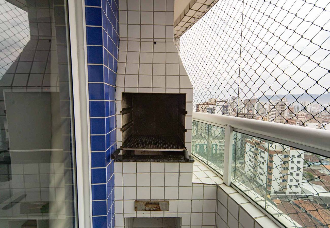 Apartamento em Praia Grande - Apto c Churrasqueira e Garagem na Praia da Caiçara Apartamento em Praia Grande - Apto c Churrasqueira e Garagem na Praia da Caiçara