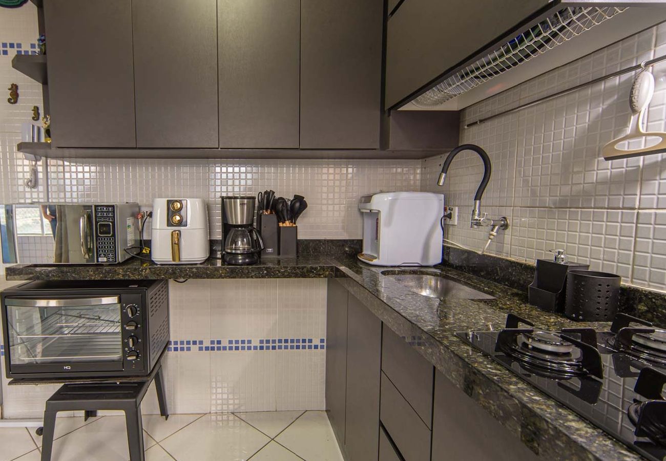 Apartamento em Praia Grande - Apto c Churrasqueira e Garagem na Praia da Caiçara Apartamento em Praia Grande - Apto c Churrasqueira e Garagem na Praia da Caiçara