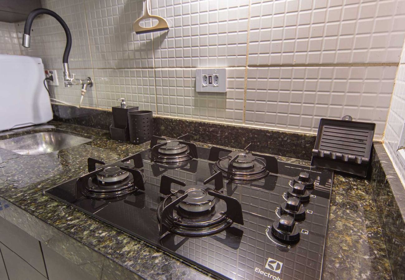 Apartamento em Praia Grande - Apto c Churrasqueira e Garagem na Praia da Caiçara Apartamento em Praia Grande - Apto c Churrasqueira e Garagem na Praia da Caiçara