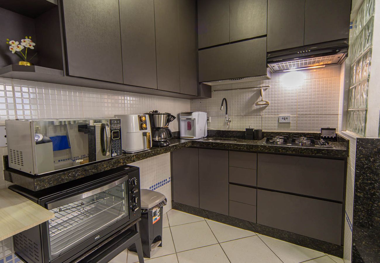 Apartamento em Praia Grande - Apto c Churrasqueira e Garagem na Praia da Caiçara Apartamento em Praia Grande - Apto c Churrasqueira e Garagem na Praia da Caiçara