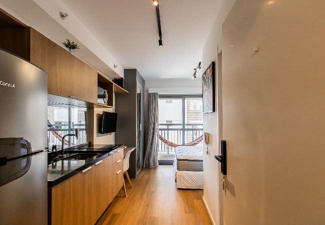 Apartamento em São Paulo - Studio Novo Moema Comodidade com Lazer Completo