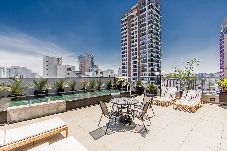 Apartamento em  - Apto em Moema c/ Smart Lock, Sauna e Academia