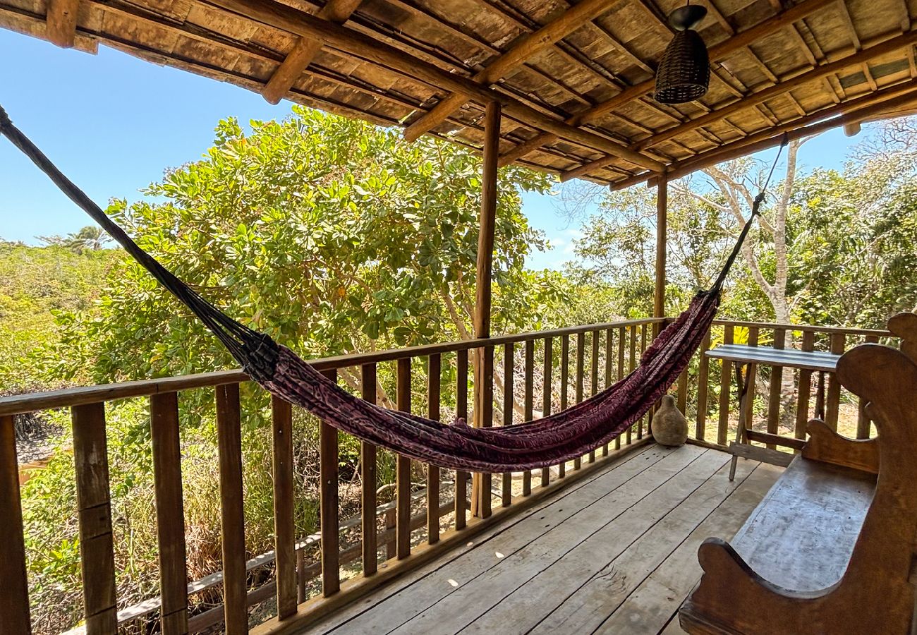 Apartamento em  - Bangalô à beira da lagoa, 200m da Praia - Corumbau