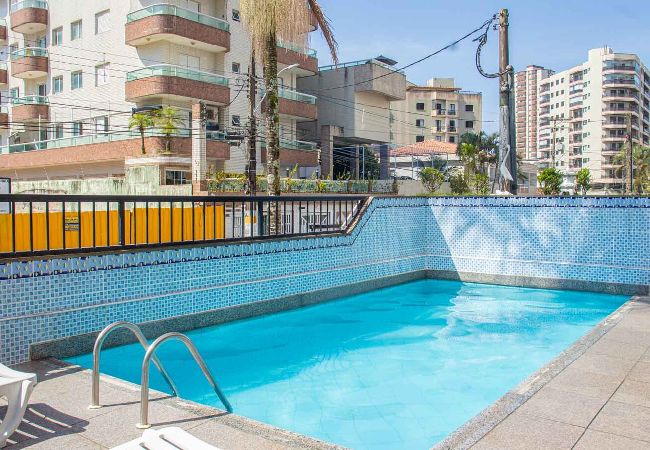 Apartamento em Praia Grande - Apartamento Pet Friendly c Garagem a 400m da Praia