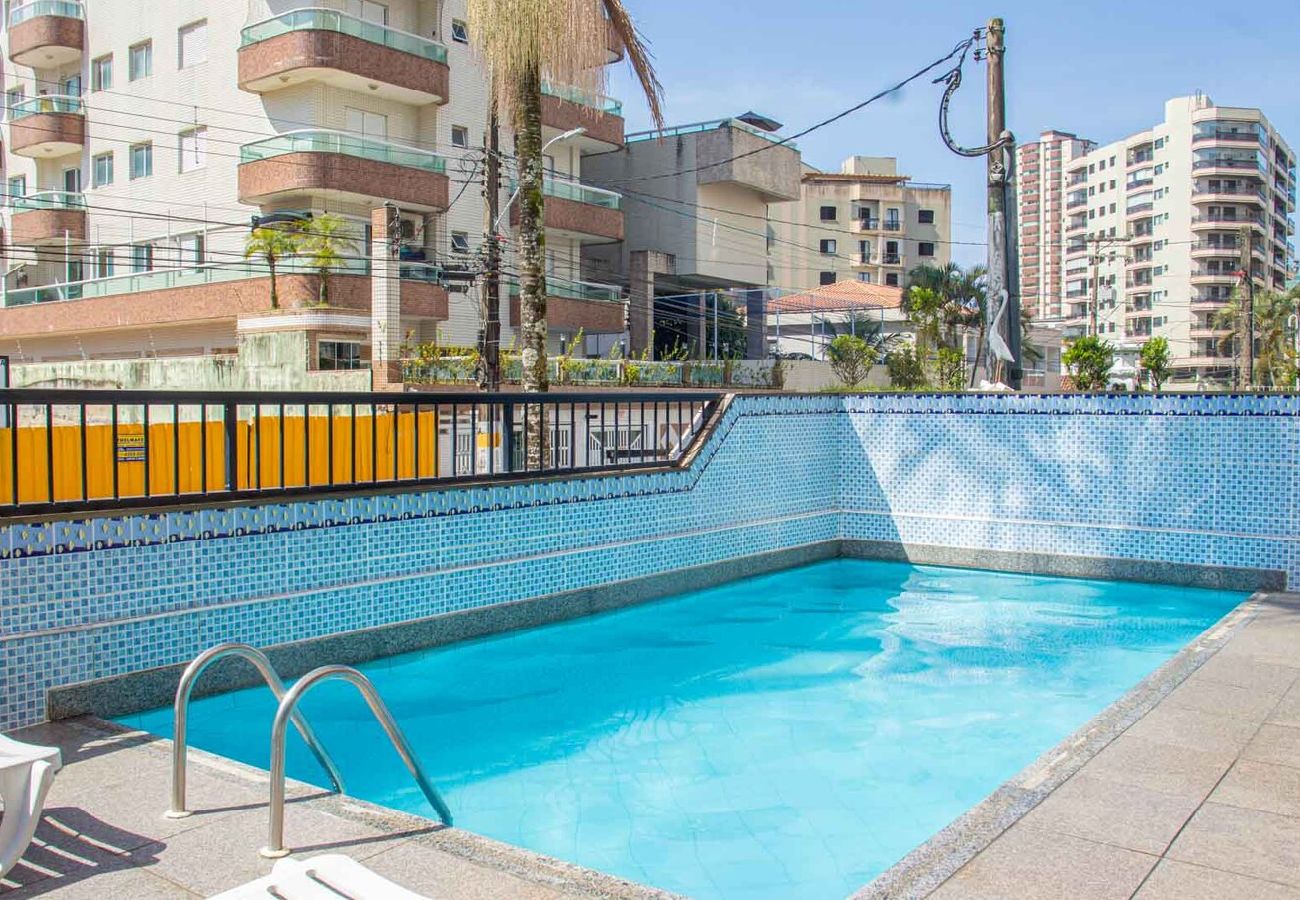 Apartamento em Praia Grande - Apartamento Pet Friendly c Garagem a 400m da Praia