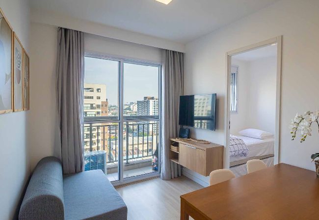 Apartamento em São Paulo - Lindo Apto - Composite Moema a 2 min a pé do metrô