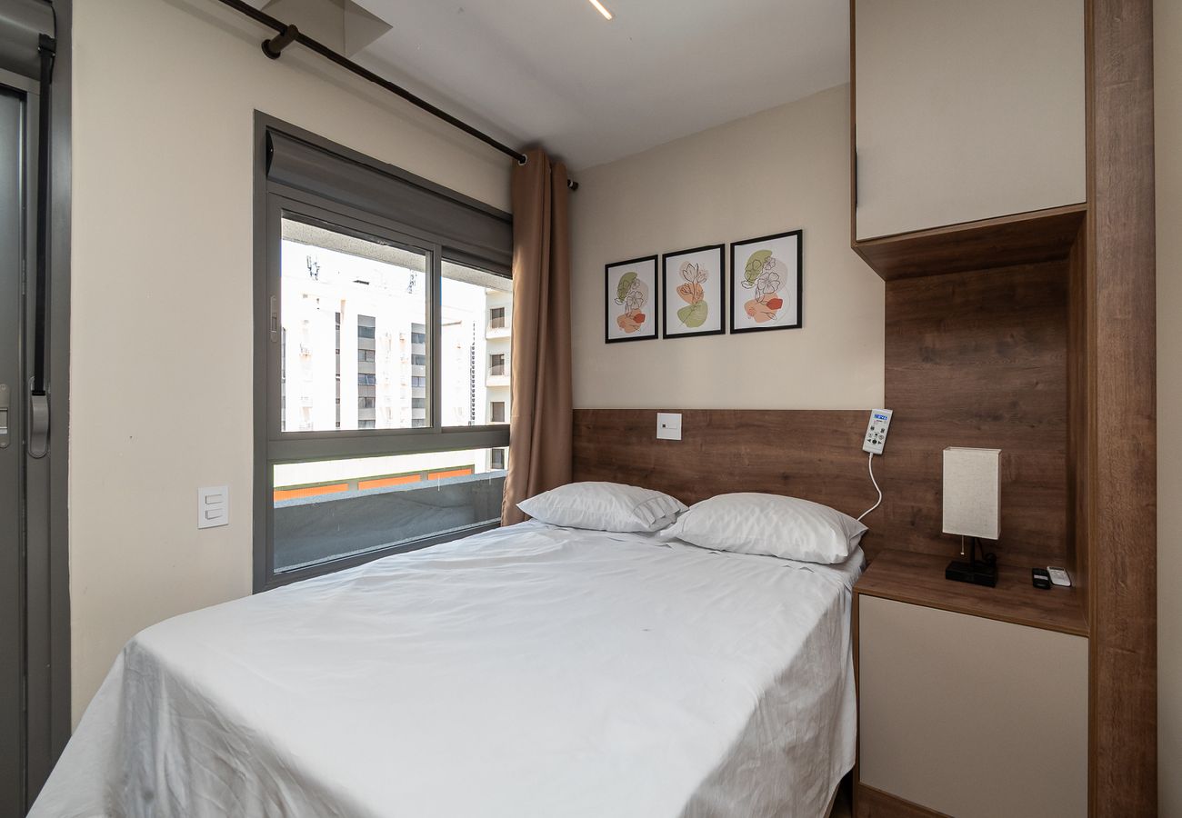 Apartamento em São Paulo - Loft com Academia a 350 m do Allianz Parque