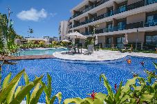 Apartamento em Ipojuca - Flat pé na areia c lazer de clube em Muro Alto PE