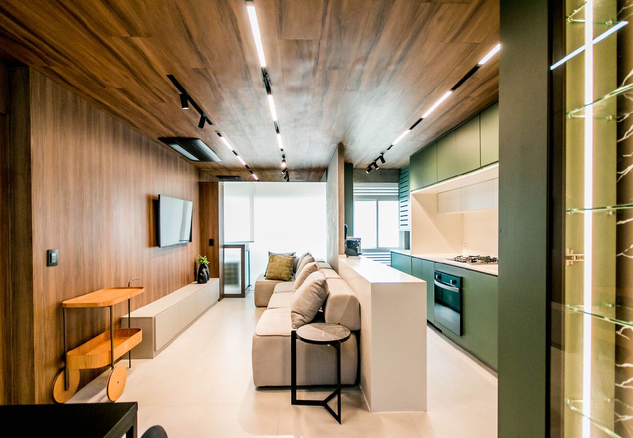 Apartamento em Barueri - Apartamento Climatizado com Garagem em Alphaville