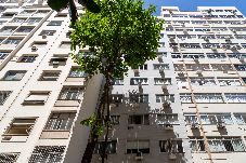 Apartamento em Rio de Janeiro - Loft com Ar Condicionado e Wi-fi a 140m da Praia