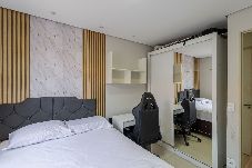 Apartamento em Sumaré - Apto com Churrasqueira e Quadra no Real Parque