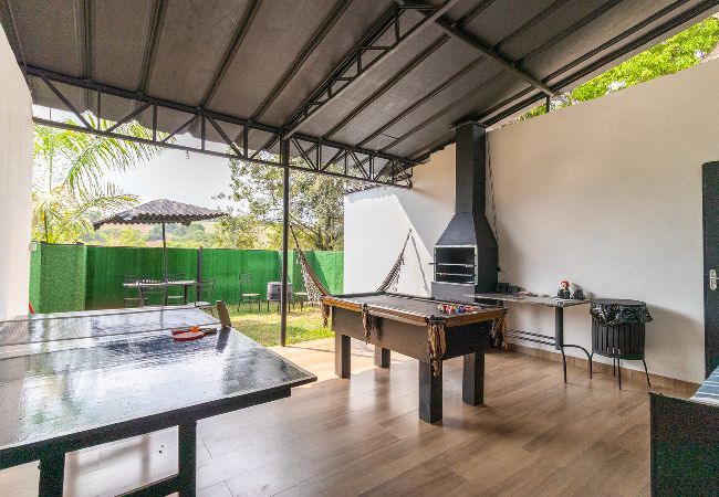 Casa em Bragança Paulista - Bela Vista Casa 02: Jogos, Lareira e Churrasqueira