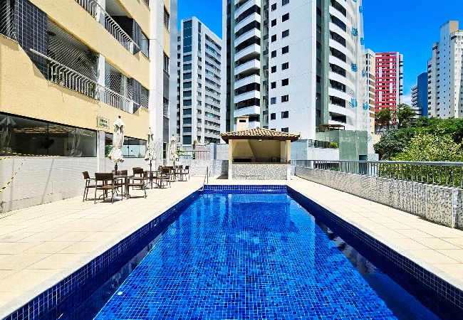 Apartamento em Salvador - Apto c Piscina, Academia e Churrasqueira em Pituba