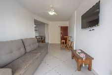 Apartamento em Praia Grande - Apto com Piscina e Garagem a 300m da Praia