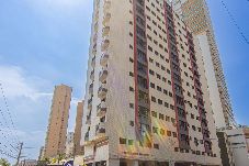 Apartamento em Praia Grande - Apto Pet Friendly Beira-mar c Garagem no Boqueirão