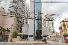 Apartamento em Santos - Loft com Piscina, Academia e Garagem no Gonzaga