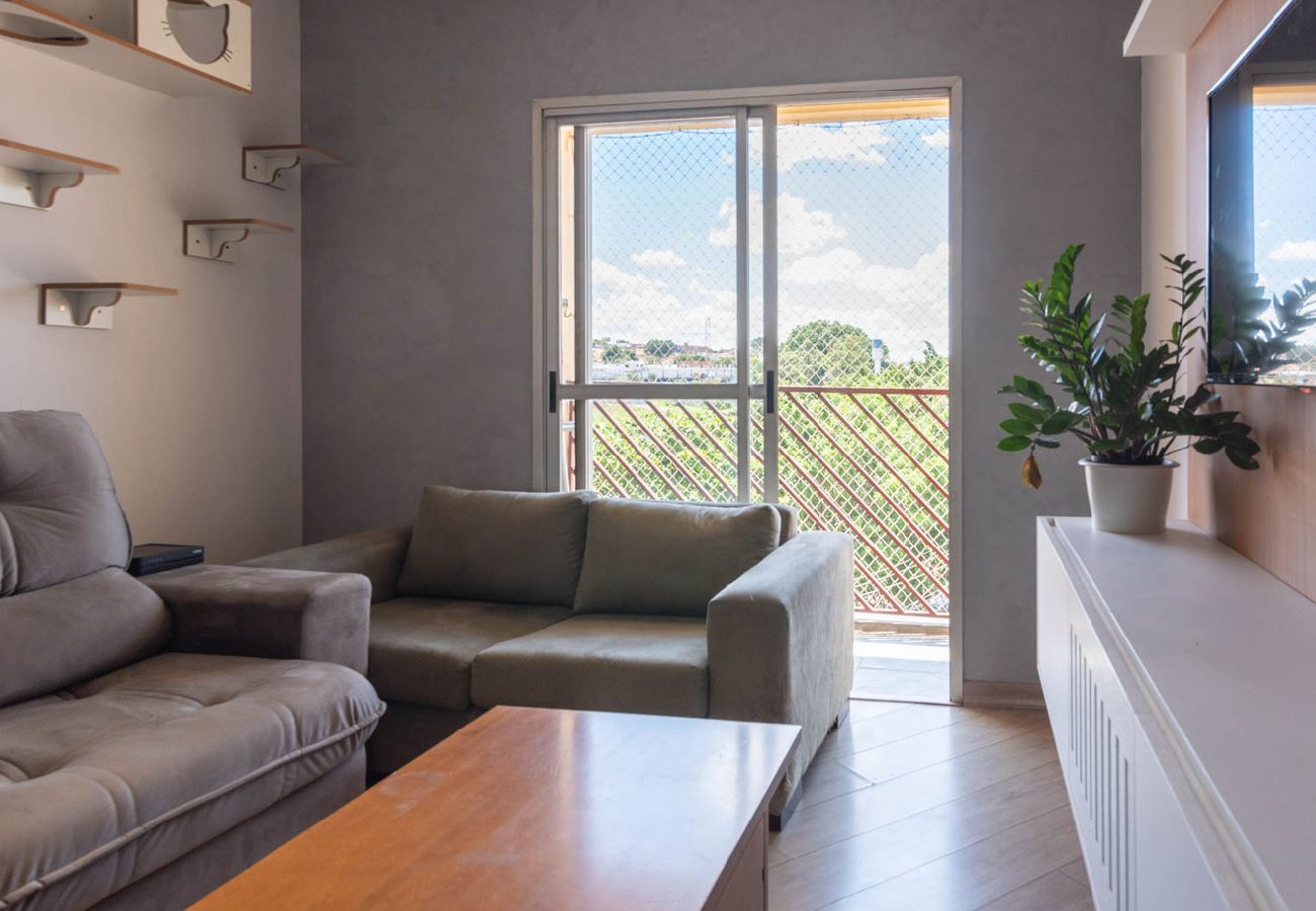 Apartamento em Campinas - Apto com Wi-fi e Churrasqueira no Jardim Paulicéia