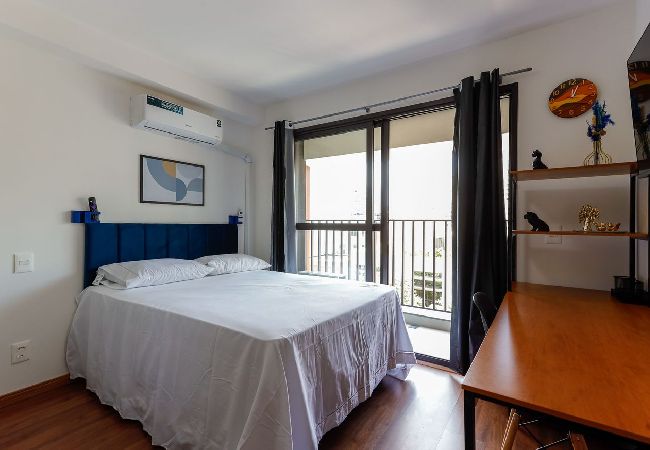 Apartamento em São Paulo - Studio 402 Perdizes 900m Allianz Parque c Academia