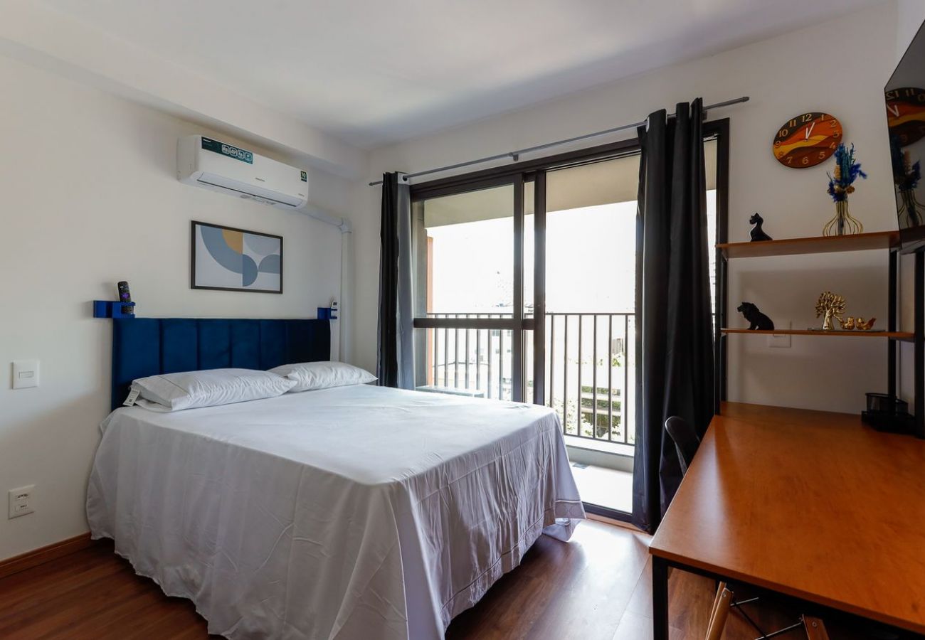 Apartamento em São Paulo - Studio 402 Perdizes 900m Allianz Parque c Academia