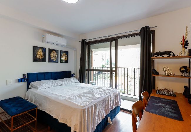 Apartamento em São Paulo - Studio 405 Perdizes 900m Allianz Parque c Academia