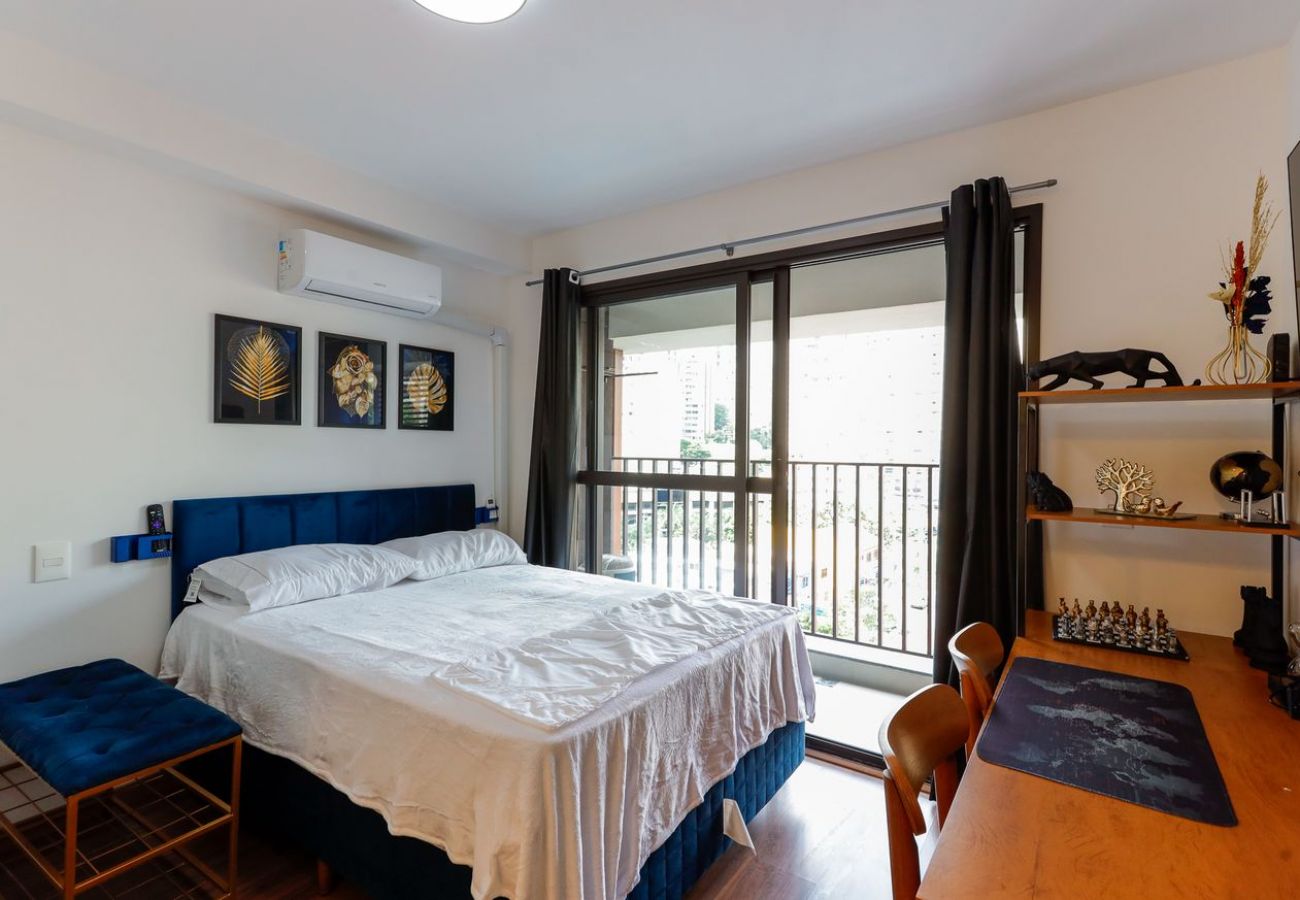 Apartamento em São Paulo - Studio 405 Perdizes 900m Allianz Parque c Academia