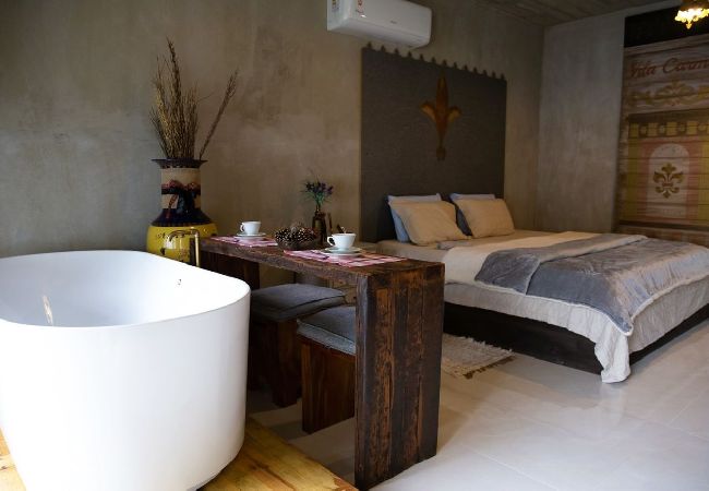 Casa em Domingos Martins - Chalé Casa Carmen Imperial com Banheira e Natureza