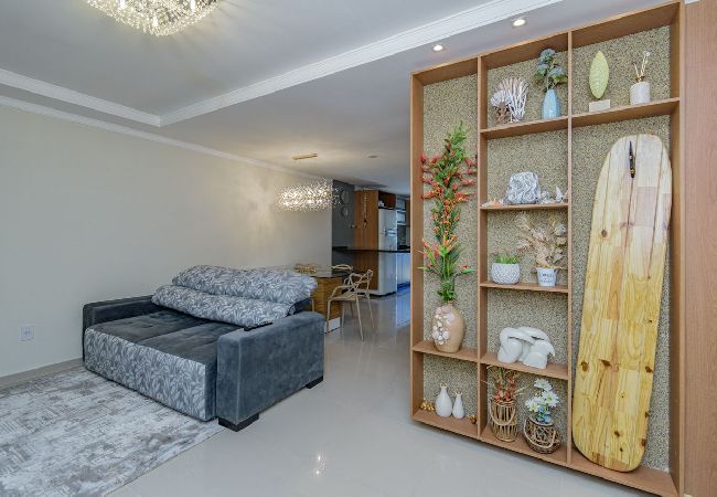 Apartamento em Florianópolis - Apto Climatizado c Churrasqueira nos Ingleses