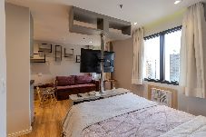 Apartamento em São Paulo - Studio com Garagem e Smart Lock no Jardim