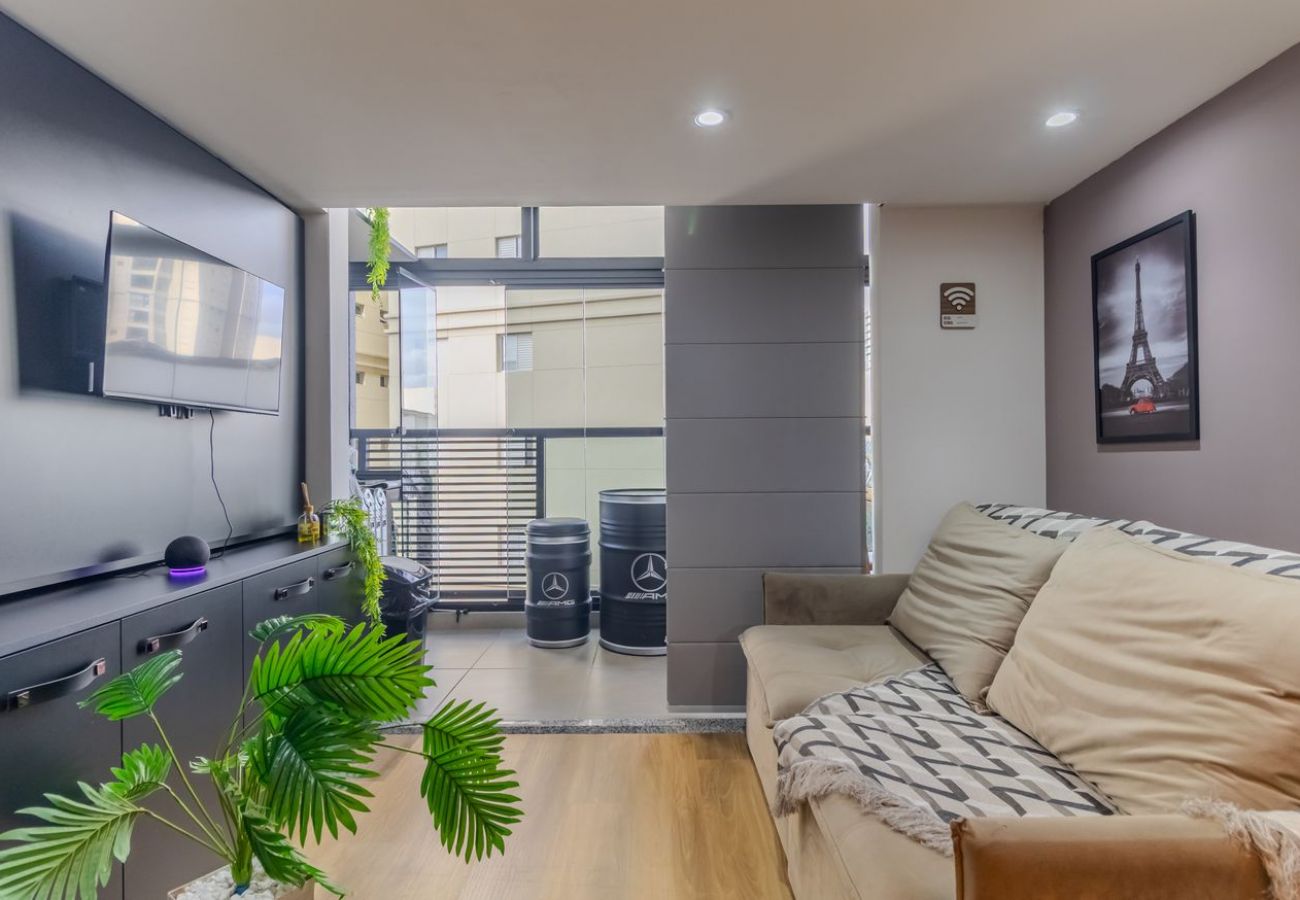 Apartamento em São Paulo - Studio na Lapa | Varanda, Academia e Coworking
