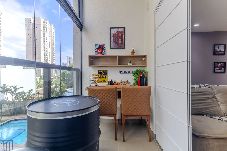 Apartamento em São Paulo - Studio na Lapa | Varanda, Academia e Coworking