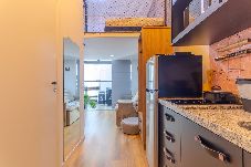 Apartamento em São Paulo - Studio na Lapa | Varanda, Academia e Coworking