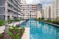 Estúdio em São Paulo - Apto a 350m do Metrô com Piscina e Academia