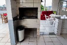 Apartamento em Caraguatatuba - Cobertura para 9 com Churrasqueira e Ar no Centro