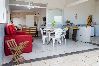 Apartamento em Caraguatatuba - Cobertura para 9 com Churrasqueira e Ar no Centro