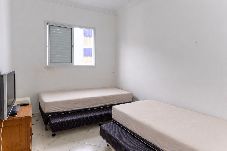 Apartamento em Praia Grande - Apto com Vista para o Mar a 80m da Praia de Ocian