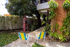 Casa em Paulista - Casa c/ Churrasqueira a 140m da Praia da Conceição