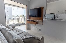 Apartamento em Mongaguá - Apto Beira-Mar com Piscina e Garagem em Umuarama