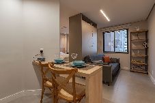 Estúdio em São Paulo - Studio com Academia e Sauna perto do Aeroporto